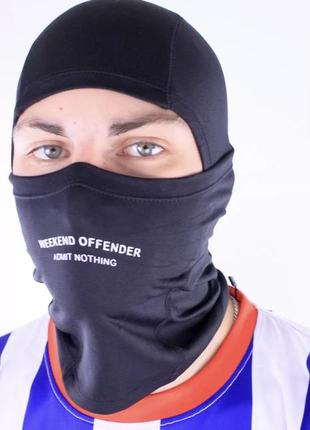 Балаклава weekend offender balaclava black4 фото