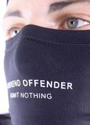 Балаклава weekend offender balaclava black6 фото