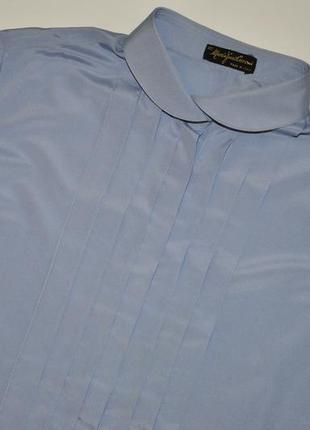 Шикарная блуза небесно голубого цвета2 фото