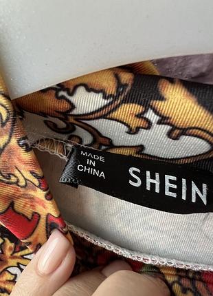 Гольф водолазка в принт shein 7