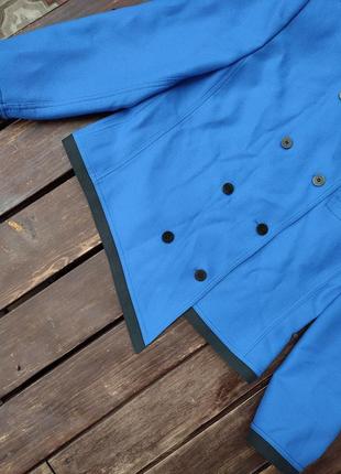 Королівський вовняної блейзер louis feraud chic lux синій французька піджак в стилі мілітарі ексклюзив5 фото