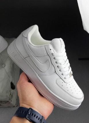 Женские летние низкие кроссовки nike air force 1 белые кросовки найк аир форс 1