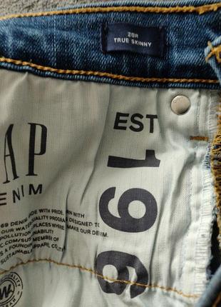 Рвані джинси скіні gap, розмір s-m4 фото