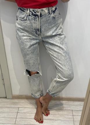 Jeans mom fit bershka clearance