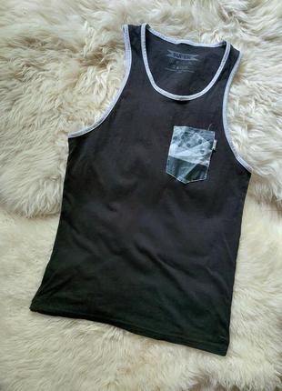 💚💛💜 крутецкая чёрная майка из 100% хлопка