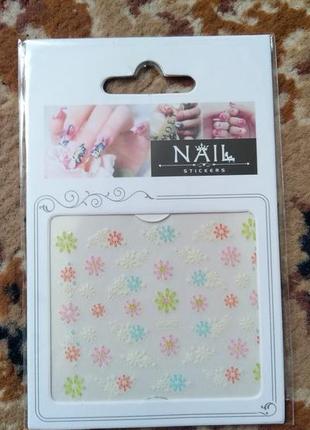 Наклейки для нігтів 3d