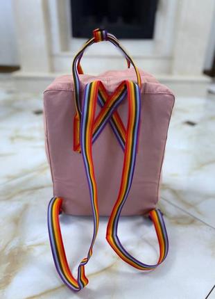Рюкзак fjallraven kanken pink rainbow pattern.3 фото