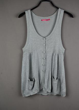 Красивая блестящая накидка майка