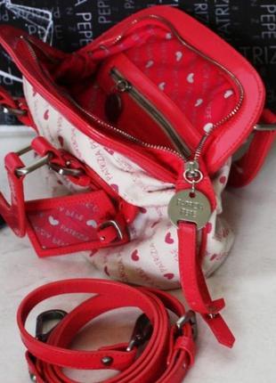 Patrizia pepe сумка сумочка в сердечка крос-боді3 фото