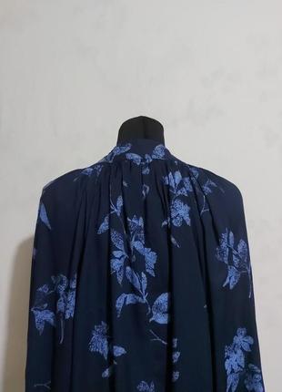 Воздушная блуза в цветах 100%- модал h&m+  м/l8 фото
