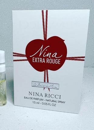 Nina ricci nina extra rouge парфюмированная вода