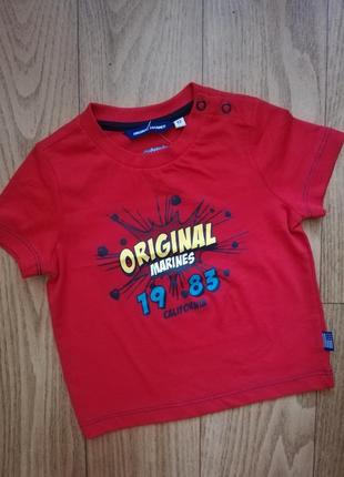 Футболка original marines на малыша 12 мес, 1 год, годик