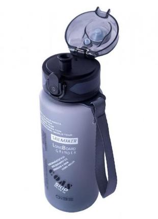 Пляшка для води, 450 мл dibe sport (сірий)2 фото