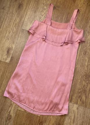 Платье розовое в бельевом стиле h&m5 фото