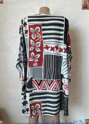 Новая красочная пляжная туника/пляжное платье в принт "пальмы", размер хл2 фото