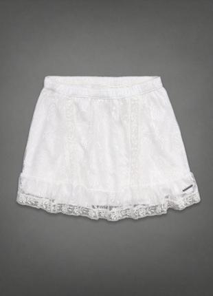 Белая юбка abercrombie & fitch.2 фото