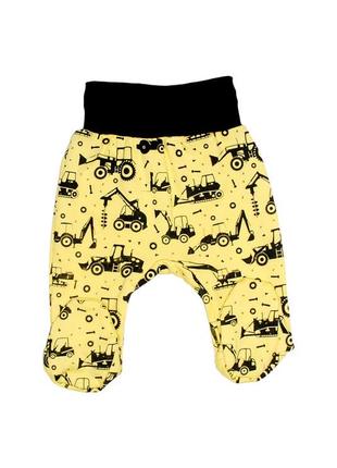 Повзунки жовті тракторці 1764- tm mishka