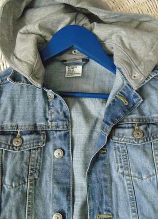 Крутецька джинсова куртка h&m5 фото