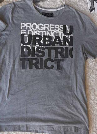 Майка футболка чоловіча сіра