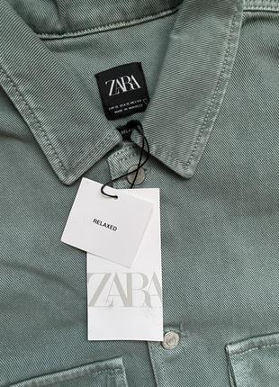 Сорочка, вітровка zara, колекція 2022 року, розмір xl8 фото