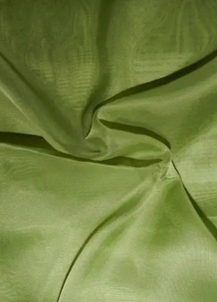 Тюль шифон (вуаль) однотонный оливкового цвета1 фото