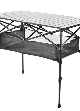 Стол складной lesko s5424 120*65/70*55 см с карманом для пикника и отдыха на природе 9шт