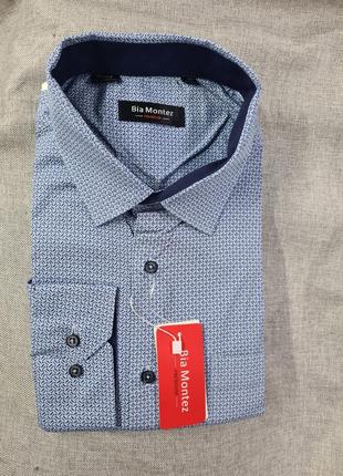 Рубашка мужская , сорочка, рубашка с орнаментом, рубашка bia montez