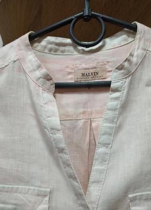 Классная льняная блуза, рубашка7 фото