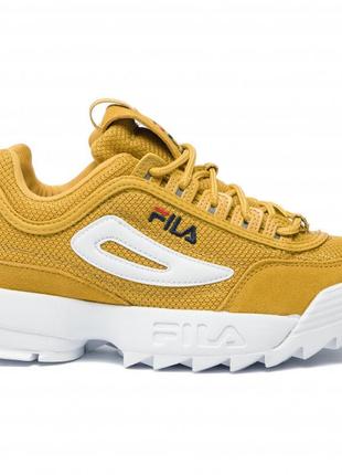 Оригінальні кросівки fila disruptor mesh low wmn inca gold 1010438.60 l2 фото