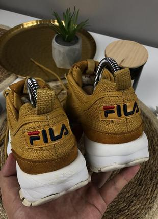 Оригінальні кросівки fila disruptor mesh low wmn inca gold 1010438.60 l8 фото