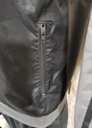 Adidas мужская спортивная осенняя куртка ветровка4 фото