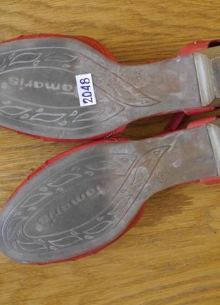 Туфлі літні шкіряні розмір 40 стелька 26,1 см tamaris4 фото