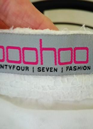 Молочная  гипюровая  нежная  юбка минни от boohoo2 фото
