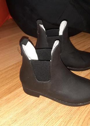 Чобітки гумові утеплені, розмір 32