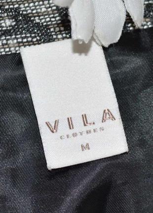 Брендовая мини юбка vila коттон4 фото