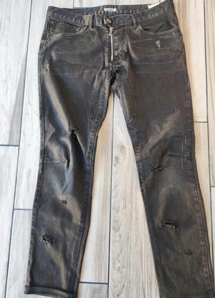 Джинсы черные bikkembergs