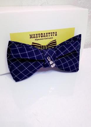 Метелик чоловічий. галстук бабочка синий с гитарой2 фото