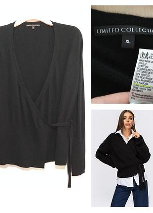 Розкішна ангорова кофта на запах супер якість великий розмір