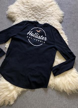 Hollister реглан кофта джемпер оригинал натуральный хлопок принт лого6 фото