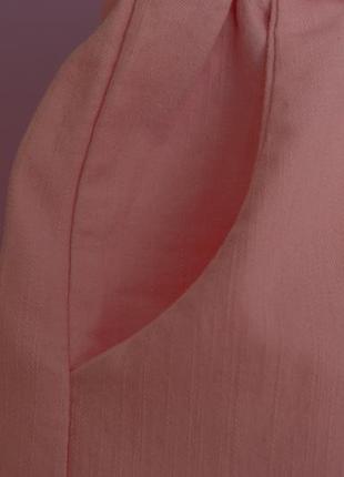 Рожеві літні шорти з кишеньками. розмір s.m.2 фото