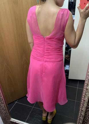 Рожеве вечірнє плаття випускне фатиновое сукня сукня плаття8 фото