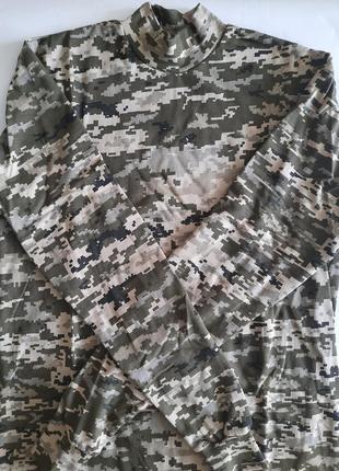 Гольф чоловічий на флісі військовий піксель military гарної якості україна