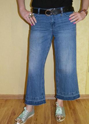 Блакитні джинси, бриджі кльош only2 фото