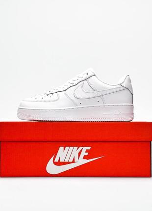 Женские кроссовки nike air force 1 w white #найк2 фото