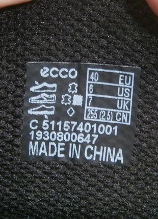 Кросівки ecco irving 511574 gore-tex мембрана оригінал натуральна шкіра8 фото