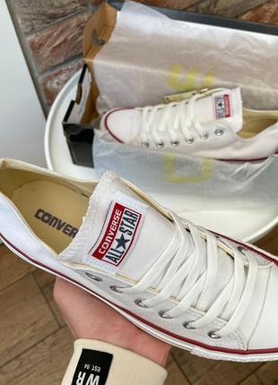 Женские кеды converse white2 фото