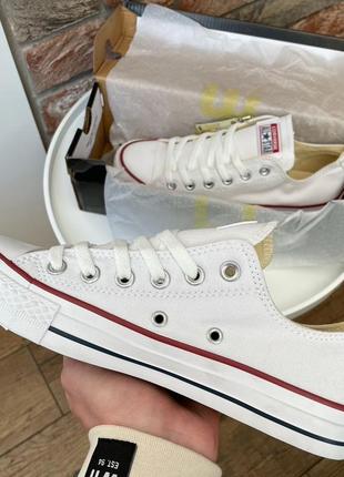 Женские кеды converse white3 фото