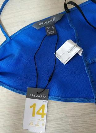 Топ кроп блуза кружево на завязках бретели бренд primark,р.143 фото