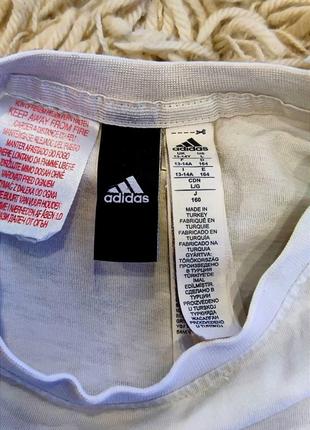 Футболка adidas
чоловіча колір молочний з принтом essentials big logo оригинал розмір м4 фото