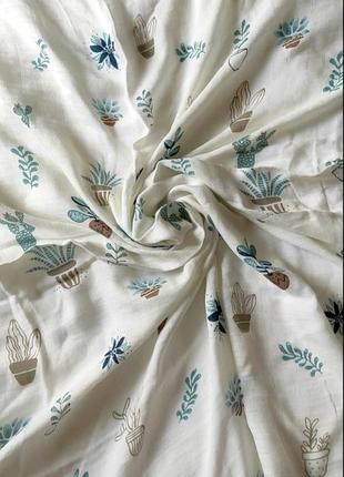 Муслінові пелюшки пеленки муслин муслін хлопок бамбук натуральні для немовлят супер якість